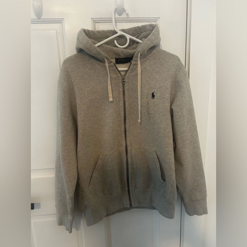 Polo Ralph Lauren Gray Zip-Up Hoodie